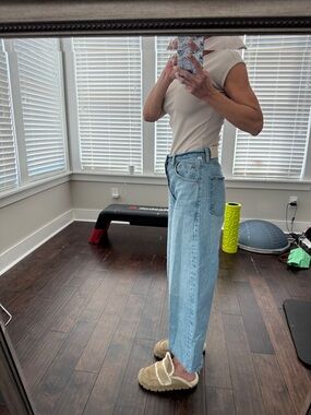Citizens of Humanity Ayla high rise, crop buttonfly size 25 color is soda pop